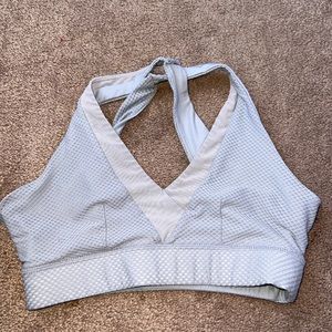 GREY SPORTS BRA